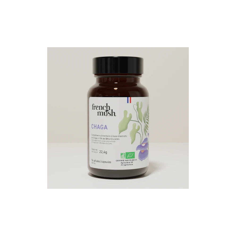 Champignons Chaga : 56 gélules