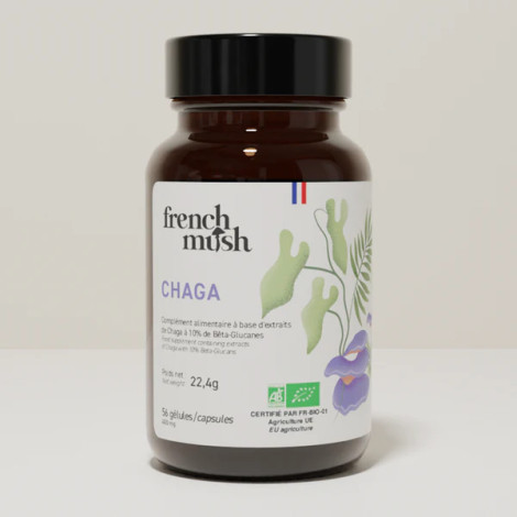 Champignons Chaga : 56 gélules